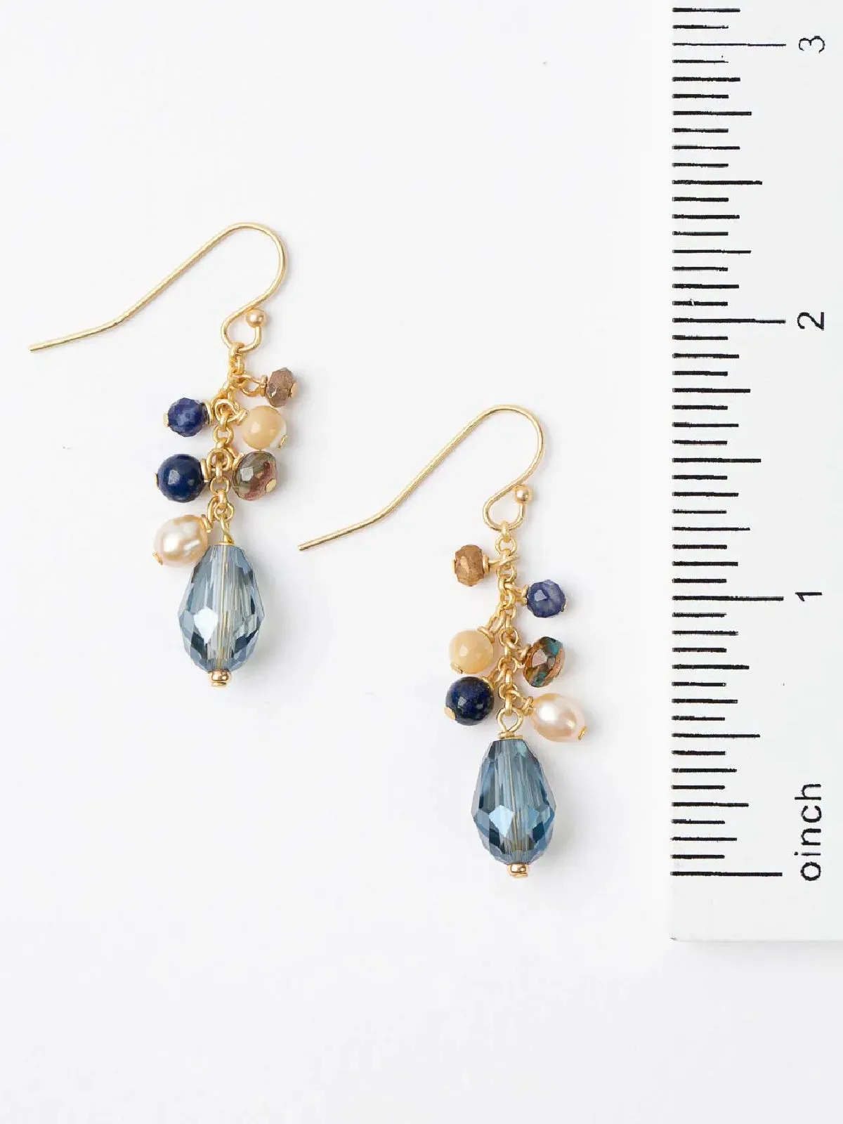 Starry Night Cascade Dangles by Anne Vaughan