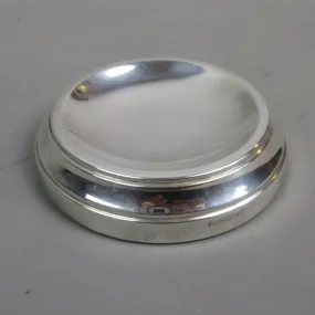 Sterling Silver Pin Dish With Minimal Design Vintage 1981 Birmingham