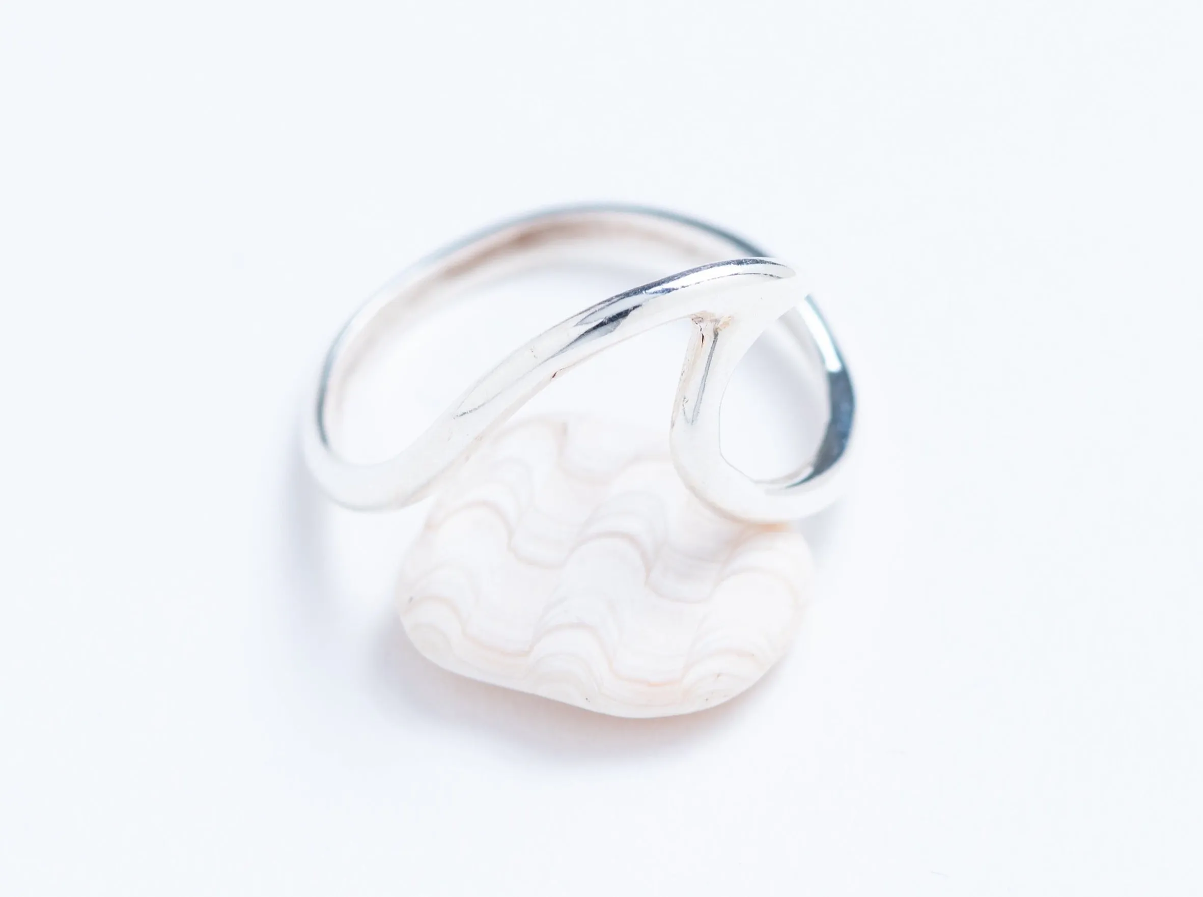 Sterling Silver Wave Stacker