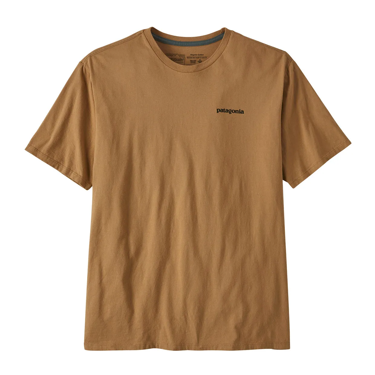 T-shirt Patagonia P-6 Mission Organic Marrone Chiaro