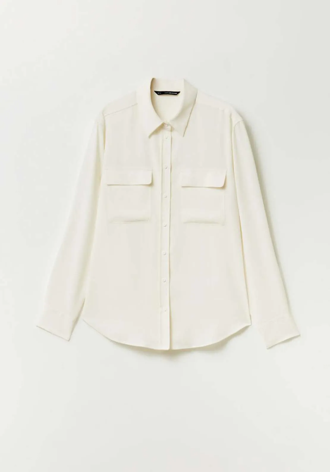 Two Pockets Blouse - White