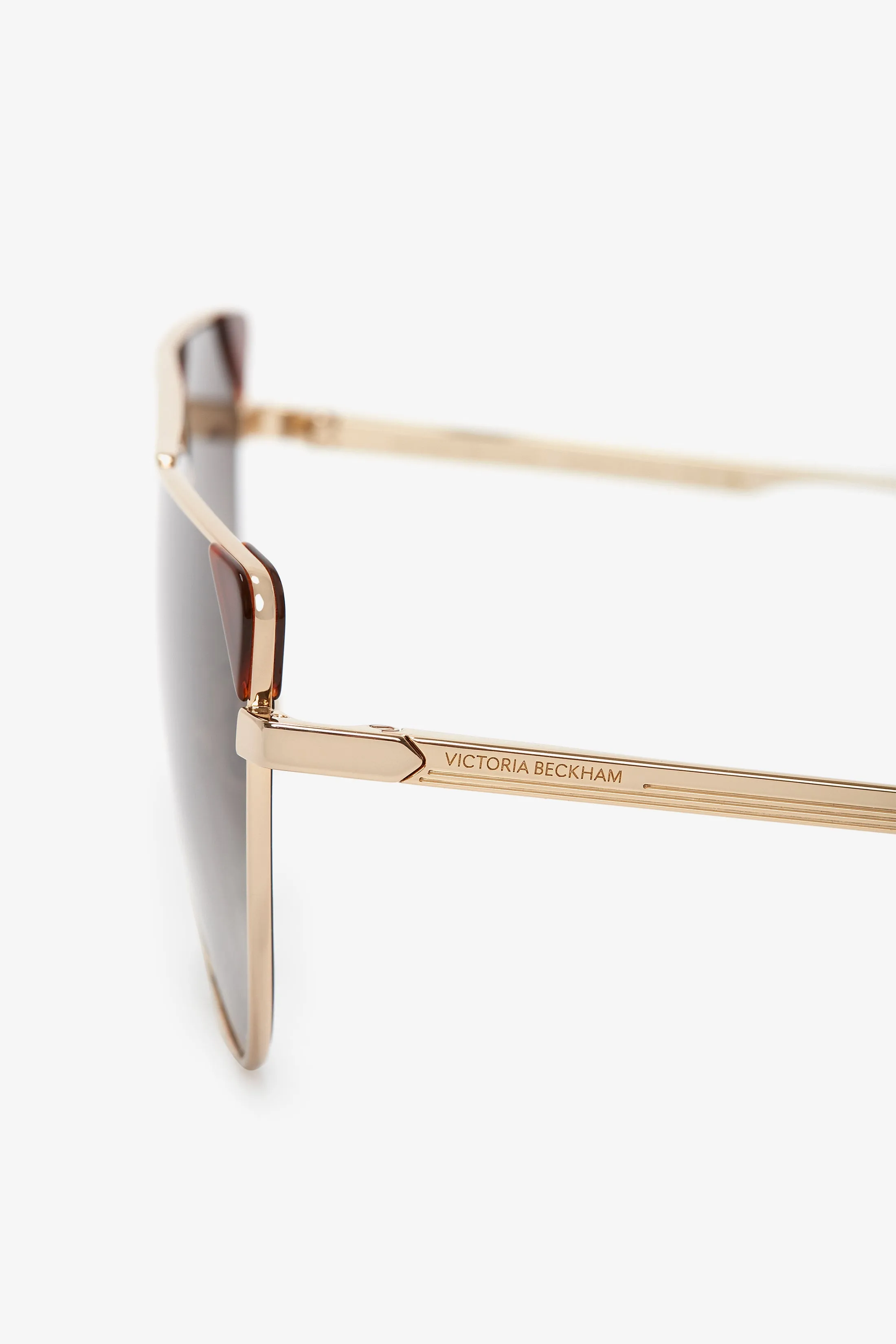 V-Line Aviator In Gold Blonde Havana