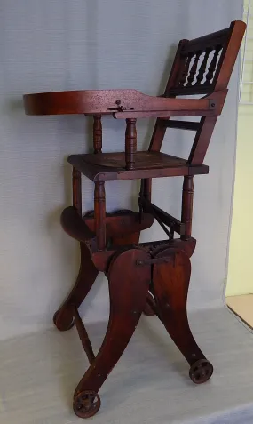 Victorian Convertible Stroller / High Chair