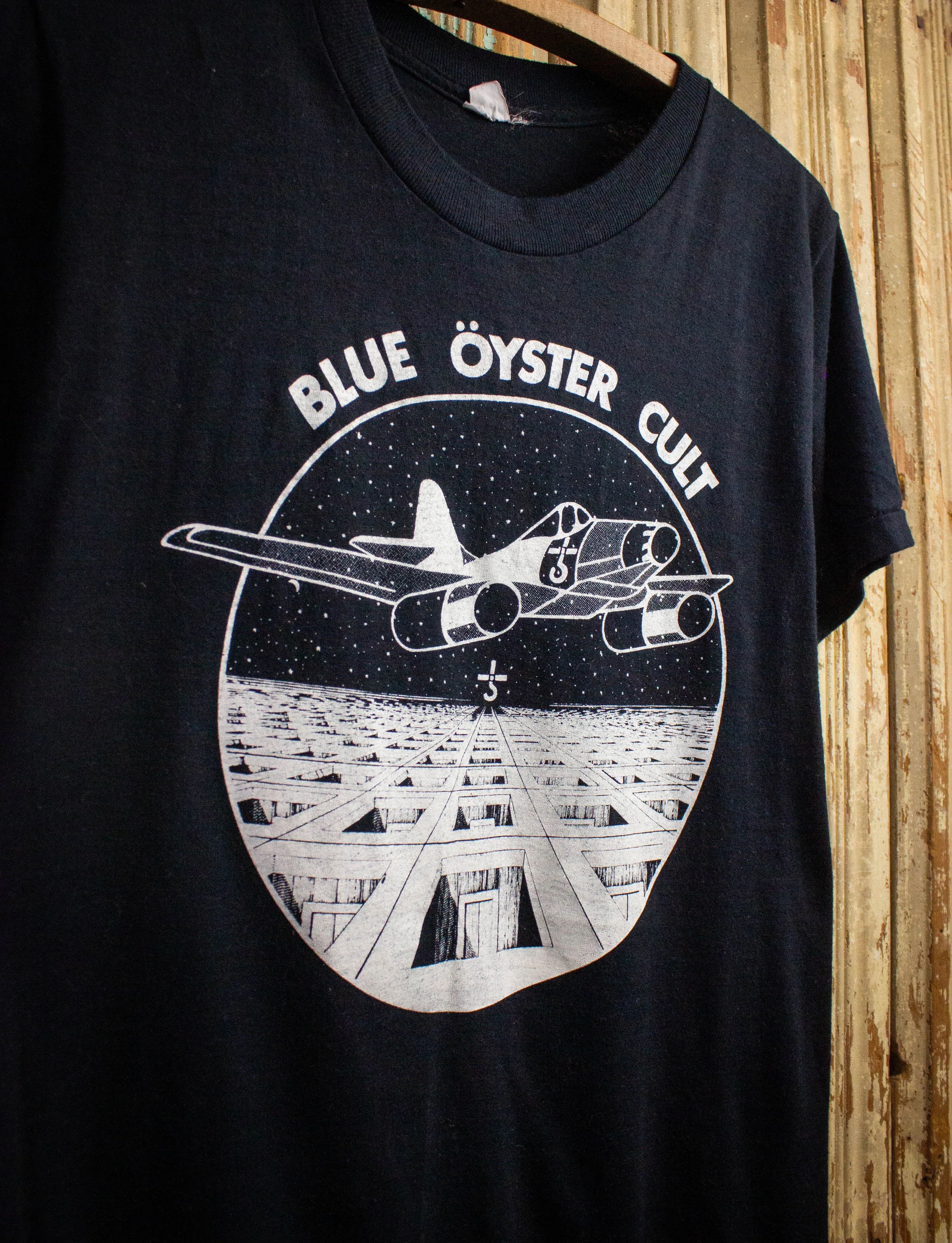 Vintage Blue Oyster Cult Secret Treaties Concert T Shirt 1974 Black Small