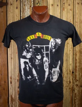 Vintage Guns N Roses Appetite for Destruction Concert T Shirt 1988 Large