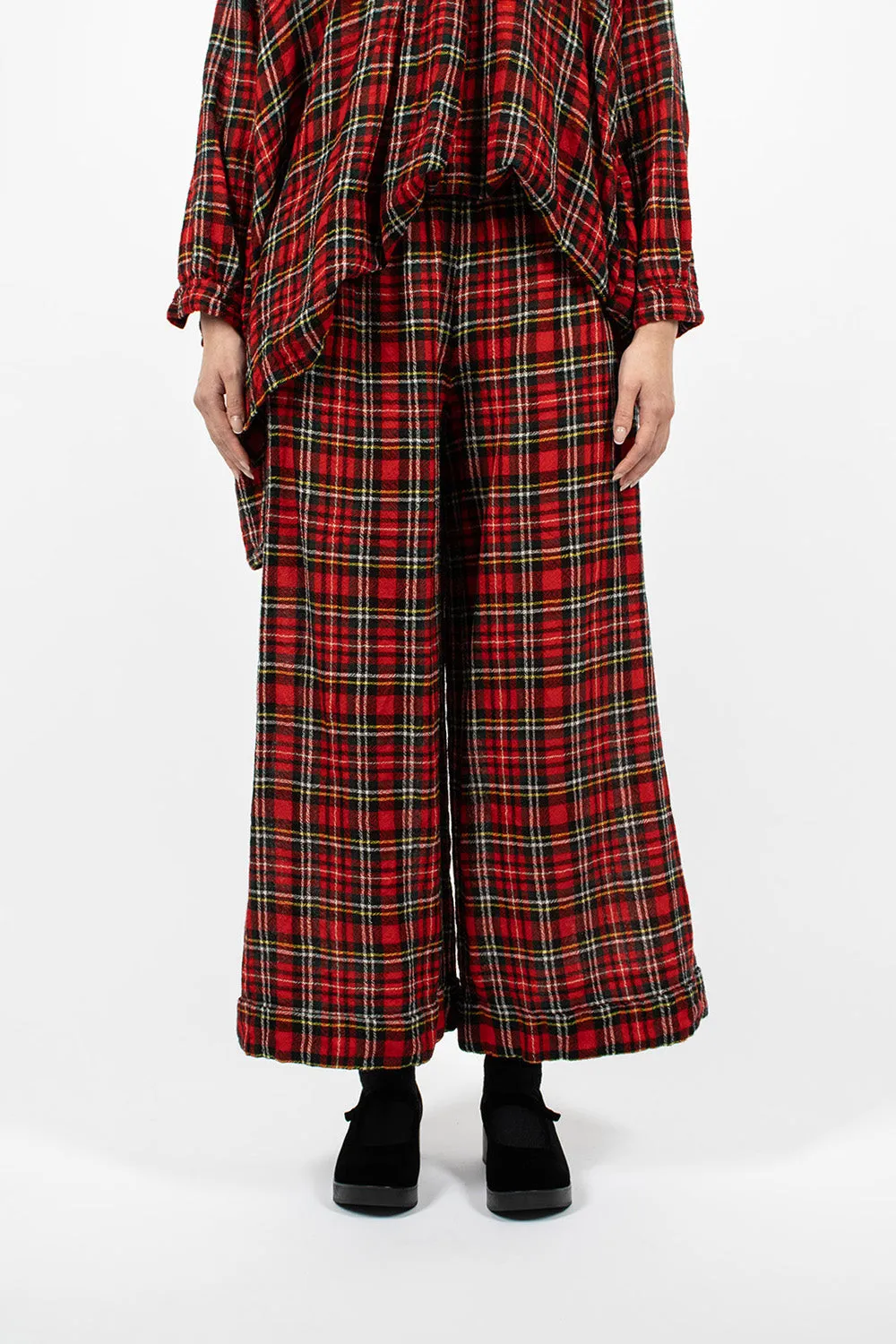 Wide Pyjama Trouser Tartan