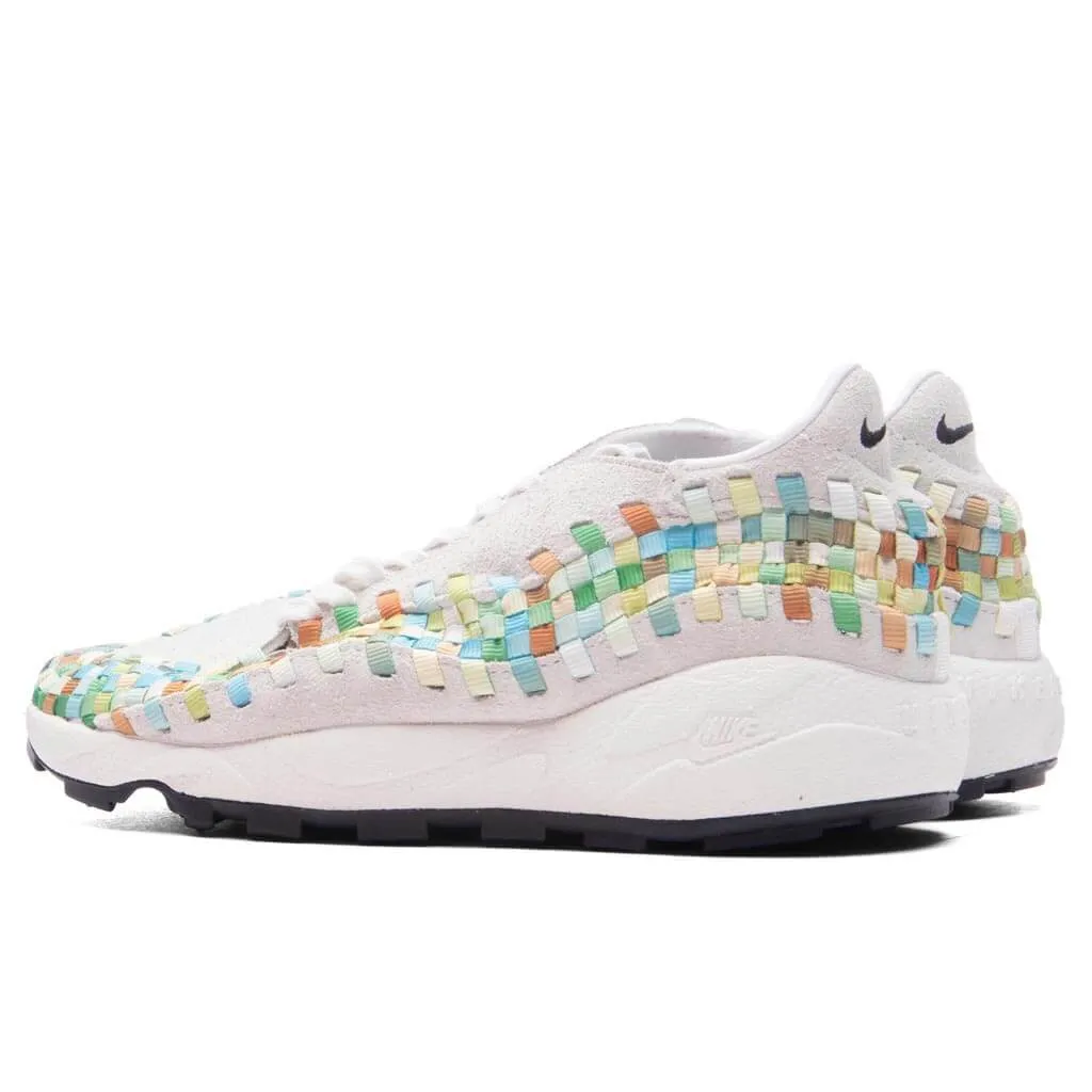 Women's Air Footscape Woven - Summit White/Black/Multi-Color