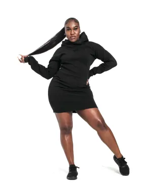 Women's Luxe Long Sleeve Hoodie Dress