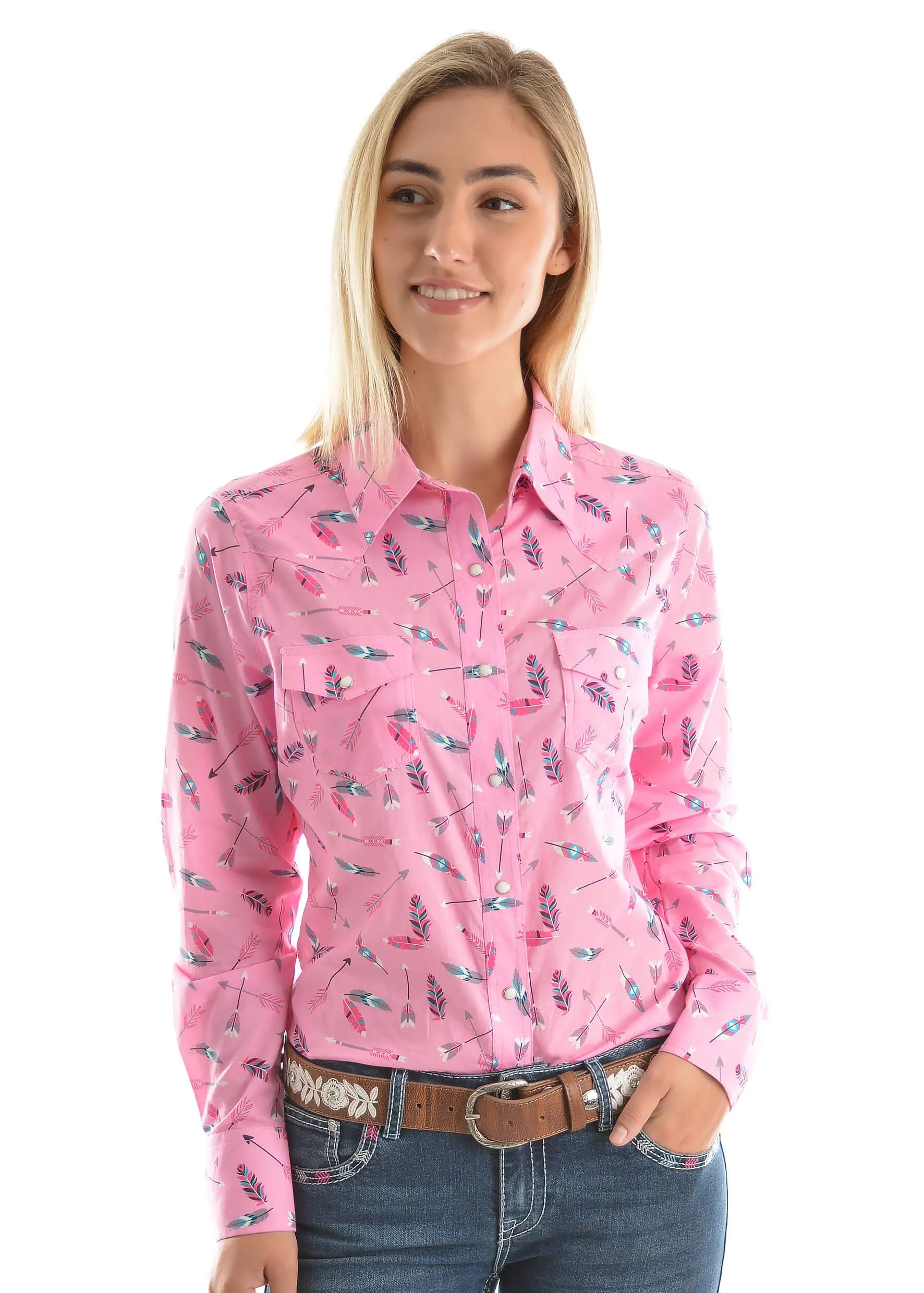 Women's Pure Western Lillian Print L/S Shirt