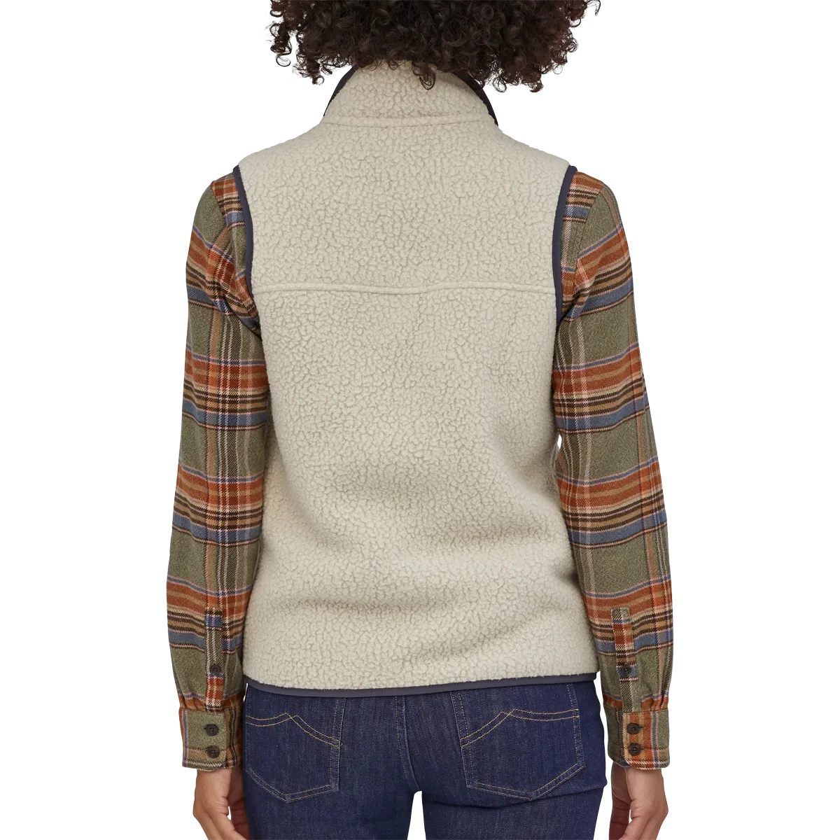 Women's Retro Pile Fleece Vest